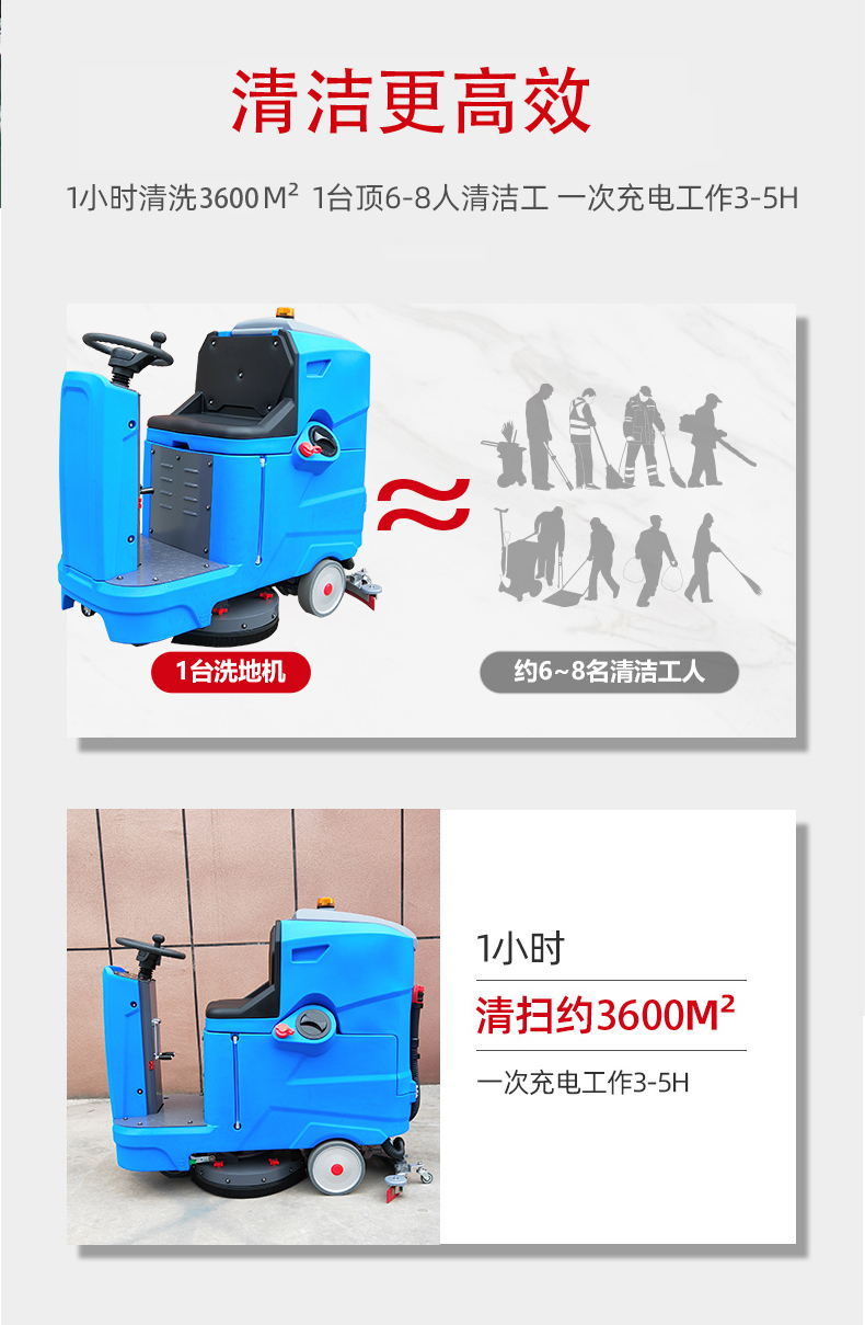 牡丹江驾驶式洗地机更适合用在高铁站